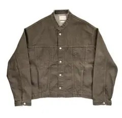 YOKE デニムジャケット YOKE HAND PAINTED DENIM TRUCKER JACKET [BLACK] - Fresh