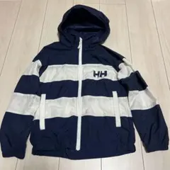 HELLY HANSEN キッズ140サイズ　ストライプ　ウインドブレーカー①