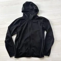 UNIQLO ユニクロ　ドライEXフルジップパーカ　黒　ブラック　サイズM