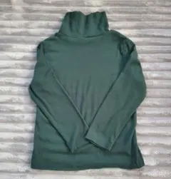 長袖カットソー ハイネックシャツ