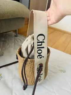 美品】Chloe クロエ WOODY スモールバスケット レザー 巾着 - メルカリ