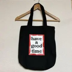 have a good time トートバッグ ブラック