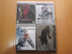 ＰＳ３ソフト４枚セット　メタルギアソリッドVファントムペイン 他
