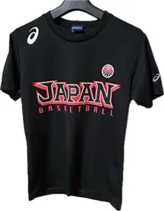 asics バスケットボール JAPAN Tシャツ ブラック Sサイズのサムネイル