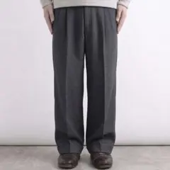 神シルエット◎ 90s Vintage Stripe Crease Slacks