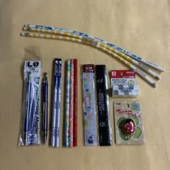 文房具　まとめ売り　超電導リニア　シャープペン　鉛筆　カドケシ　曲がる鉛筆