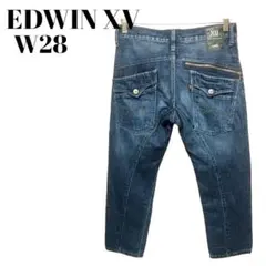 EDWIN　XV　スリムクロップドデニム メンズW28 フラップポケット