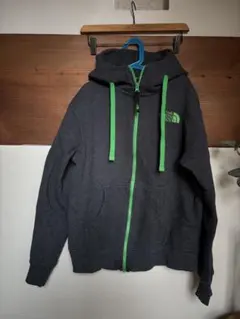 THE NORTH FACE フルジップパーカー XS グレー/グリーン