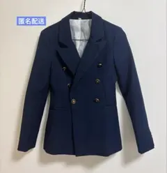 紺　ブレザー　ジャケット　ネイビー　XSサイズ