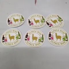 ALPACA WINE ステッカー 6枚セット