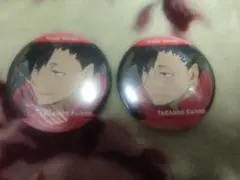 運試し！ハイキュー！！みくじ　黒尾鉄朗　缶バッジ　2個セット