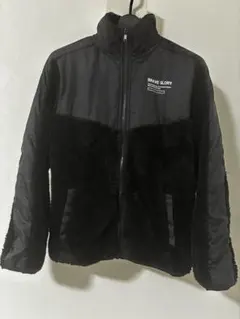 キッズ　ボアブルゾン　160cm ジャケット ブラック