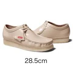 supreme clarks patent leather wallabee
