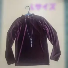 コーデュロイハイネック 長袖カットソー