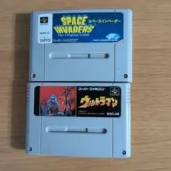スーパーファミコン　ソフト2本セット スペースインベーダー ウルトラマン