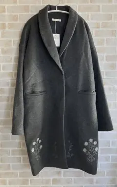 新品未使用 セルフサービス コート 刺繍 M