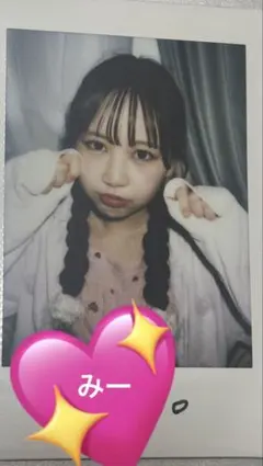 【レア】松本かれん　サイン入りチェキ