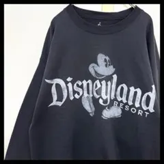 Disney×Hanes スウェット Mickey トレーナー ミッキーマウス