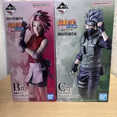 一番くじ　ナルト　NARUTO 疾風伝　B賞　春野サクラ　C賞　はたけカカシ
