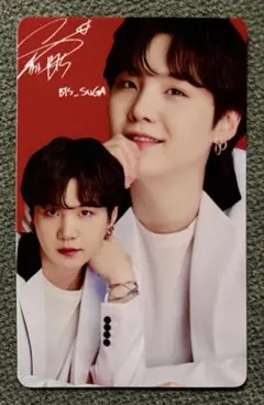 SUGA シュガ　ユンギ　BTS　LDF サイン　トレカ　カード　防弾少年団