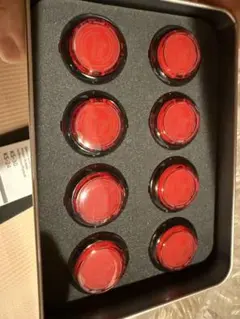 qanba gravity ks KS-30 赤いボタン 8個セット