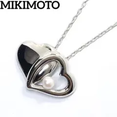 MIKIMOTO ミキモト ベビーパール　ネックレス　ペンダントダブルハートのサムネイル