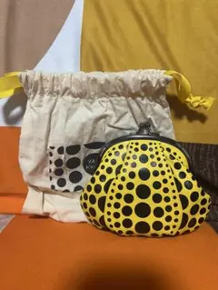 YAYOI KUSAMA がま口 コインケース イエロー - メルカリ