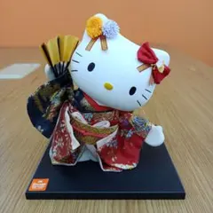 サンリオ 着物 キティ 葉朗彩々 日本人形 置き物 未開封 ハローキティ 葉朗彩々 日本人形 陶器製 着物 置物 サンリオ