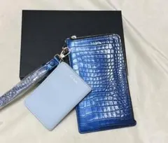 【新品】ポールスミスデュオポーチ＆カードケースPaul Smithブルー