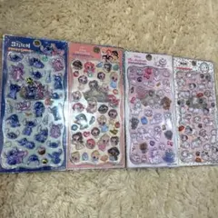 正規品プチドロップステッカーディズニー4枚セット