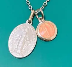 ※最終値下げ※奇跡のメダイユダブルネックレス 丸型チャーム＆奇跡のメダイユ正規品