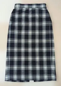 GU チェックタイトスカート M