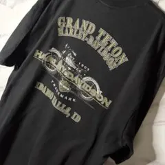 [早い者勝ち] Harley-Davidson 両面プリントT XL 黒　半袖T