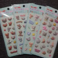 【新品】トムとジェリー ぷくぷくシール 4枚セット