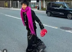 あおば着用 ベロアライダースジャケットのサムネイル