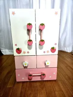 木のおままごと 冷蔵庫 マザーガーデン いちご