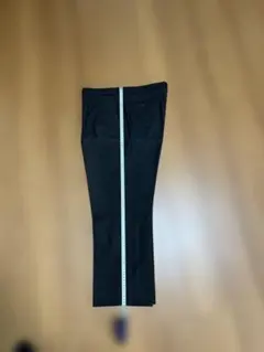 黒 スラックス ウエスト・股下寸法測定済み