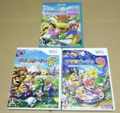 マリオパーティ8 9 10 Wii WiiUソフト 3点まとめ売り