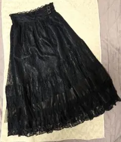 ★ axesfemme ボリュームフリルレーススカート