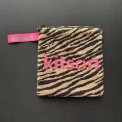 ⭐️kitson キットソン⭐️ゼブラ柄 パイル地 ポーチ　平成・ギャル