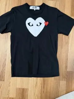 PLAY ハートデザイン Tシャツ 黒