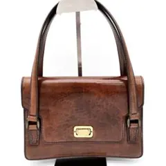 サドラーズユニオン　ハンドバッグ　ヴィンテージ　レザー　ブラウン