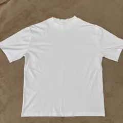スリードッツ　パックTシャツ　モックネック　白　サイズＬのサムネイル