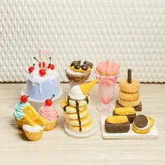 ミニチュアスイーツ＊アメリカンスイーツパーティーセット