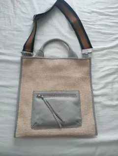 YAMADAYA nouer ヌエール トートバッグ ベージュ グレー