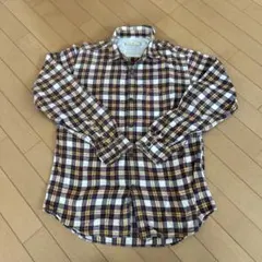 GLOBAL WORK チェック柄長袖シャツ