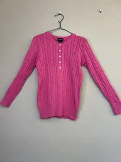ポ*ス様 Ralph Lauren ケーブルニット L ピンク