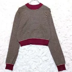 jouetie 長袖セーター Mサイズ 　カジュアル　ボーダーニット　きれいめ