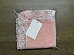 近沢レース　桜便り　ピーチ　タオルハンカチ