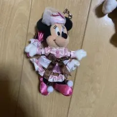 ミニーマウス ドレス マスコット クリップ付き